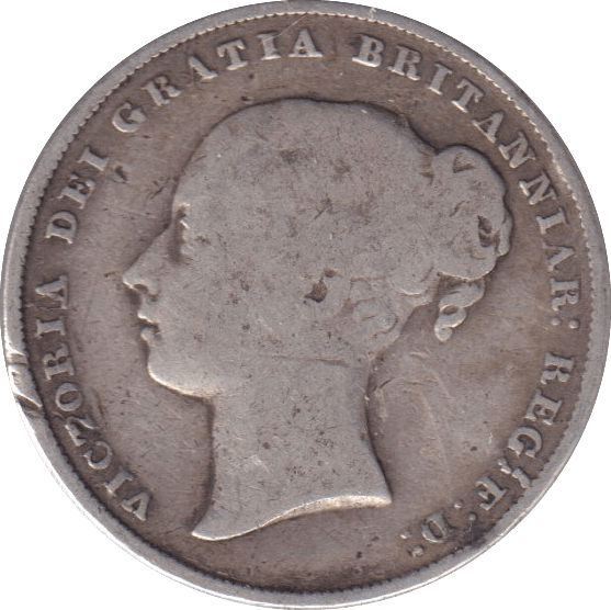 1856 SHILLING ( FINE ) - Shilling - Cambridgeshire Coins