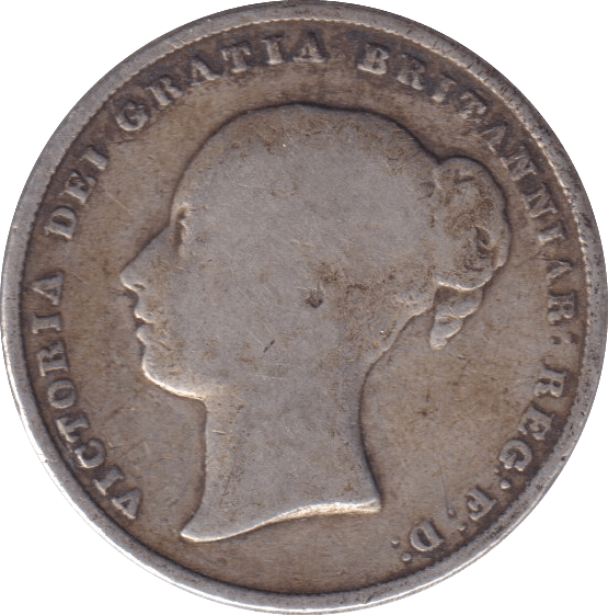 1856 SHILLING ( FINE ) - Shilling - Cambridgeshire Coins