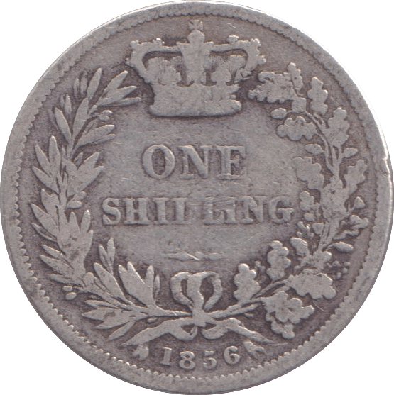 1856 SHILLING ( FINE ) - Shilling - Cambridgeshire Coins