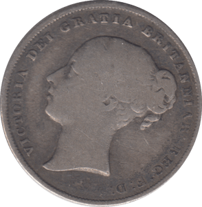 1856 SHILLING ( FINE ) - SHILLING - Cambridgeshire Coins