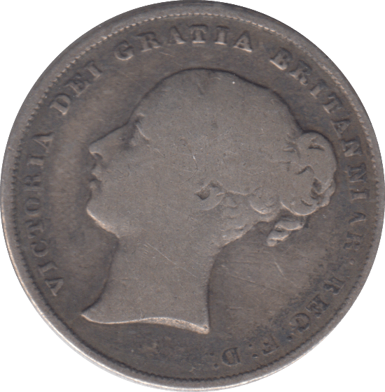 1856 SHILLING ( FINE ) - SHILLING - Cambridgeshire Coins