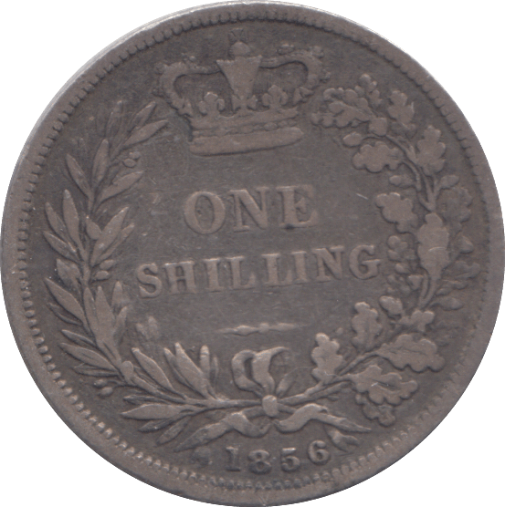 1856 SHILLING ( FINE ) - SHILLING - Cambridgeshire Coins