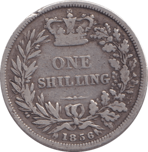 1856 SHILLING ( FINE ) - Shilling - Cambridgeshire Coins