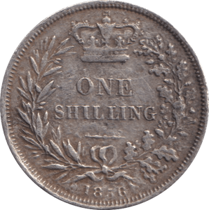 1856 SHILLING ( NF ) - SHILLING - Cambridgeshire Coins