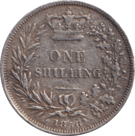 1856 SHILLING ( NF ) - SHILLING - Cambridgeshire Coins