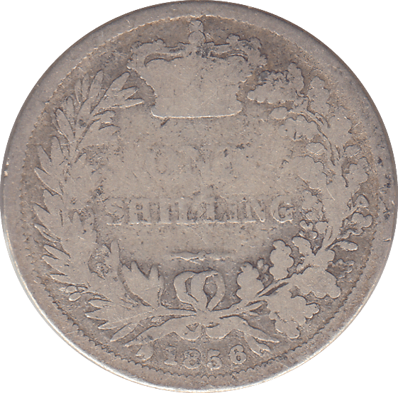 1856 SHILLING ( NF ) - SHILLING - Cambridgeshire Coins