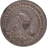 1856 SILVER USA QUARTER DOLLAR - SILVER WORLD COINS - Cambridgeshire Coins