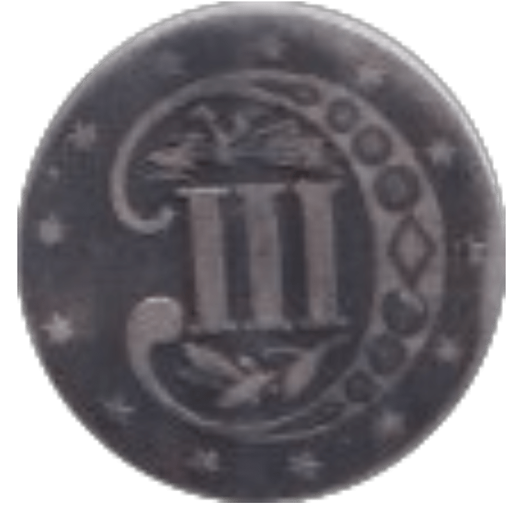 1856 SILVER USA THREE PENCE - SILVER WORLD COINS - Cambridgeshire Coins