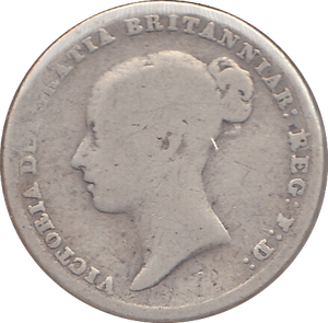 1856 SIXPENCE ( NF ) - SIXPENCE - Cambridgeshire Coins