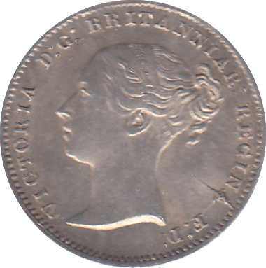 1856 THREEPENCE ( UNC ) - THREEPENCE - Cambridgeshire Coins