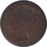 1857 FARTHING ( F ) - FARTHING - Cambridgeshire Coins