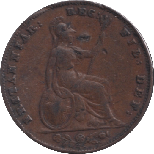1857 FARTHING ( F ) - FARTHING - Cambridgeshire Coins