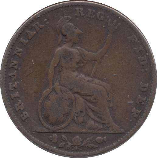 1857 FARTHING ( FINE ) - Farthing - Cambridgeshire Coins