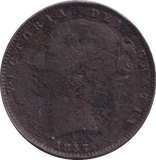1857 FARTHING ( FINE ) - FARTHING - Cambridgeshire Coins
