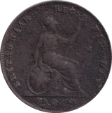 1857 FARTHING ( FINE ) - FARTHING - Cambridgeshire Coins