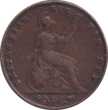 1857 FARTHING ( GF ) - FARTHING - Cambridgeshire Coins