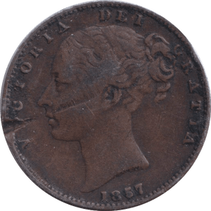 1857 FARTHING ( GF ) - FARTHING - Cambridgeshire Coins