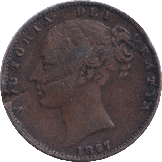 1857 FARTHING ( GF ) - FARTHING - Cambridgeshire Coins