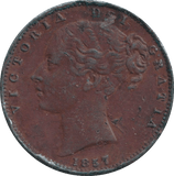 1857 FARTHING ( GVF ) - FARTHING - Cambridgeshire Coins