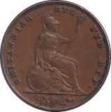 1857 FARTHING ( GVF ) - FARTHING - Cambridgeshire Coins
