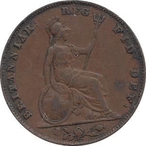 1857 FARTHING ( VF ) - FARTHING - Cambridgeshire Coins