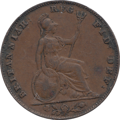 1857 FARTHING ( VF ) - FARTHING - Cambridgeshire Coins