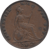 1857 FARTHING ( VF ) - FARTHING - Cambridgeshire Coins