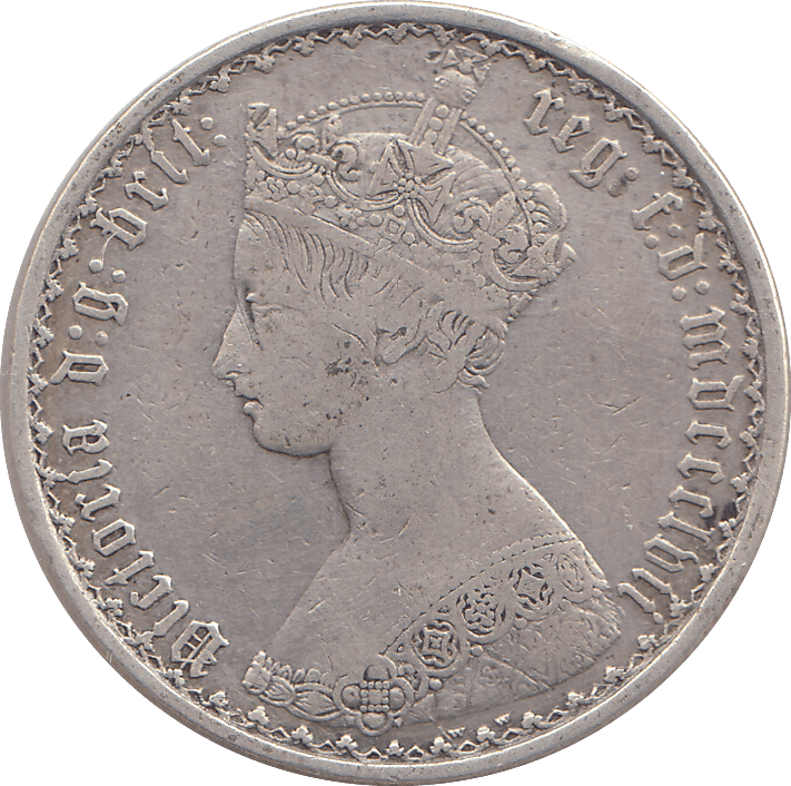 1857 FLORIN ( GF ) - FLORIN - Cambridgeshire Coins