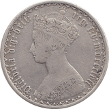 1857 FLORIN ( GF ) - FLORIN - Cambridgeshire Coins