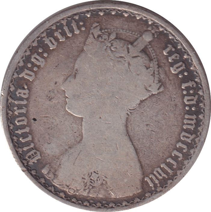 1857 FLORIN ( NF ) - FLORIN - Cambridgeshire Coins
