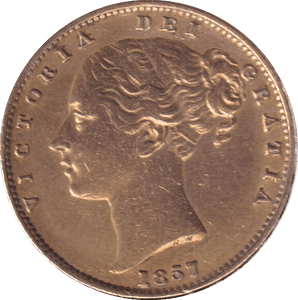 1857 GOLD SOVEREIGN ( GVF ) - SOVEREIGN - Cambridgeshire Coins