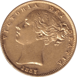 1857 GOLD SOVEREIGN ( GVF ) - SOVEREIGN - Cambridgeshire Coins