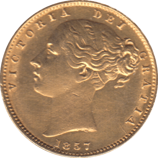 1857 GOLD SOVEREIGN ( UNC ) - SOVEREIGN - Cambridgeshire Coins