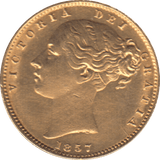 1857 GOLD SOVEREIGN ( UNC ) - SOVEREIGN - Cambridgeshire Coins