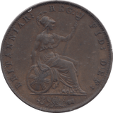 1857 HALFPENNY ( AUNC ) - HALFPENNY - Cambridgeshire Coins