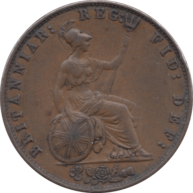 1857 HALFPENNY ( EF ) - HALFPENNY - Cambridgeshire Coins