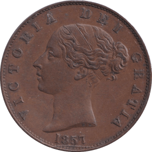 1857 HALFPENNY ( EF ) - HALFPENNY - Cambridgeshire Coins