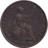 1857 HALFPENNY ( FINE ) - HALFPENNY - Cambridgeshire Coins