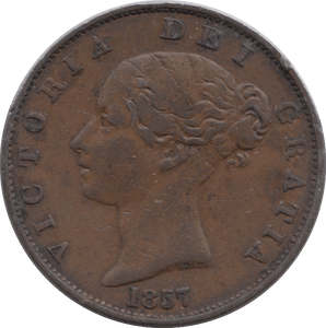 1857 HALFPENNY ( GF ) - Halfpenny - Cambridgeshire Coins