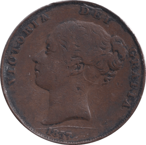 1857 PENNY ( FINE ) - PENNY - Cambridgeshire Coins
