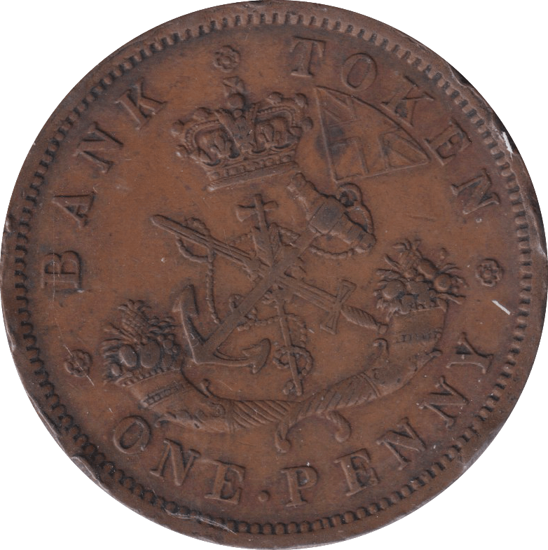 1857 PENNY TOKEN CANADA - WORLD COINS - Cambridgeshire Coins
