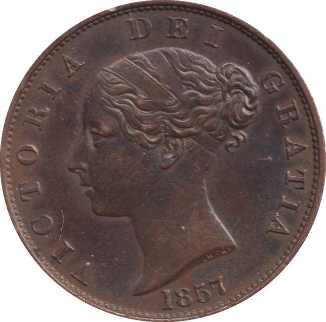 1857 PENNY VICTORIA ( EF ) - PENNY - Cambridgeshire Coins