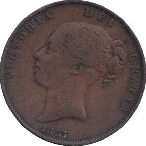 1857 PENNY VICTORIA ( GF ) - PENNY - Cambridgeshire Coins