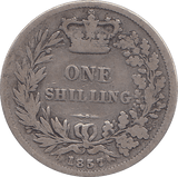 1857 SHILLING ( F ) - SHILLING - Cambridgeshire Coins