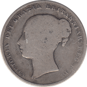 1857 SHILLING ( F ) - SHILLING - Cambridgeshire Coins