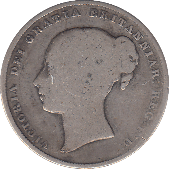 1857 SHILLING ( F ) - SHILLING - Cambridgeshire Coins