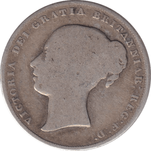 1857 SHILLING ( FAIR ) - SHILLING - Cambridgeshire Coins