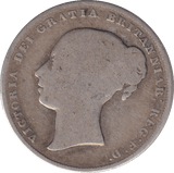 1857 SHILLING ( FAIR ) - SHILLING - Cambridgeshire Coins