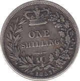 1857 SHILLING ( GF ) - SHILLING - Cambridgeshire Coins