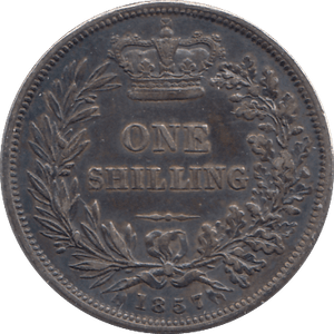 1857 SHILLING ( GF ) - SHILLING - Cambridgeshire Coins